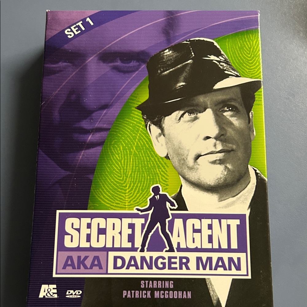 Secret Agent AKA Danger Man DVD Set 1 - Black and Purple 2 Discs 6 Episodes